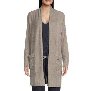 BAREFOOT DREAMS CozyChic Ultra Lite Knit Duster Cardigan in Neutral Tan - Size S